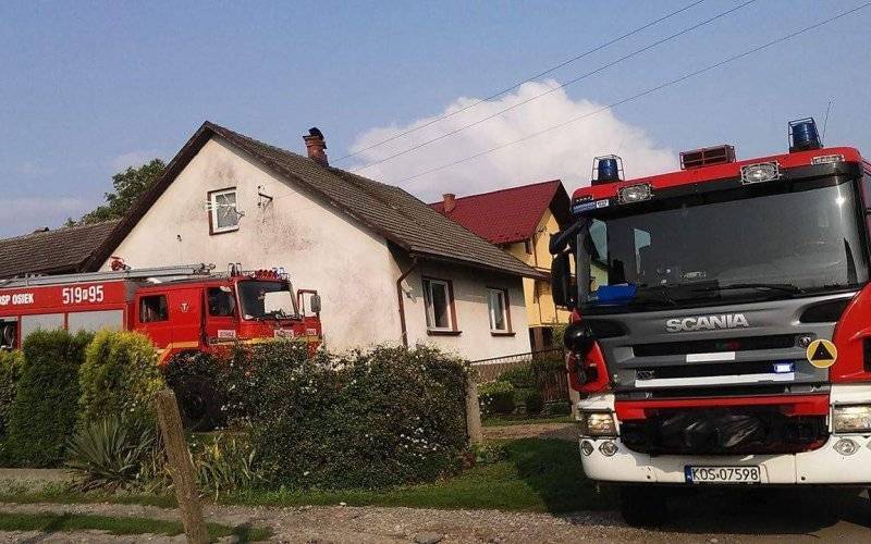 Niebezpieczne burze w naszym powiecie. Pioruny uderzyły w dwa budynki mieszkalne ! ZDJĘCIA, FILM !