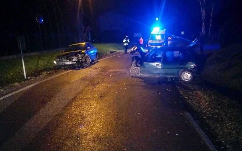 Zderzenie trzech pojazdów w Polance Wielkiej. Sprawca był pijany !