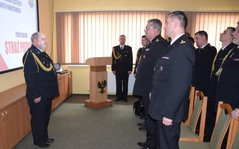 Narada roczna połączona ze zdaniem obowiązków Zastępcy Komendanta Powiatowego. FOTO!