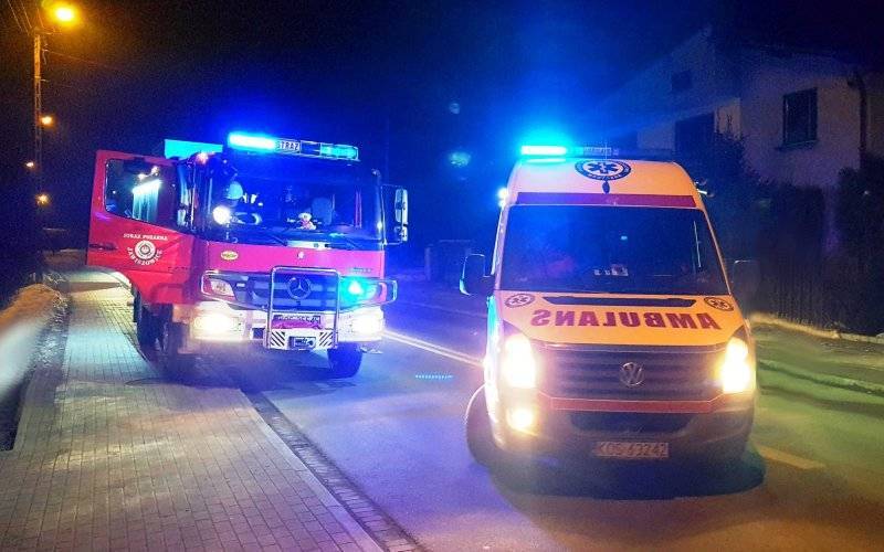 Podejrzenie zatrucia tlenkiem węgla- w tle rodzinna awantura Co stało się w jednym z domów w Jawiszowicach? FOTO