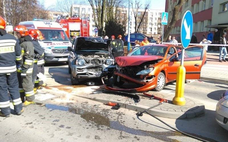 UWAGA! Oświęcim ul.Stanisława Pilata zdarzenie drogowe