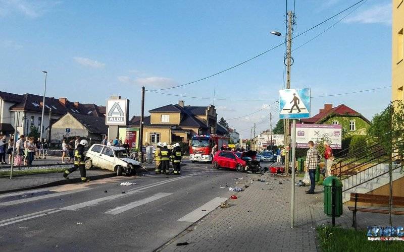 Wypadek drogowy w Kętach. ZDJĘCIA!