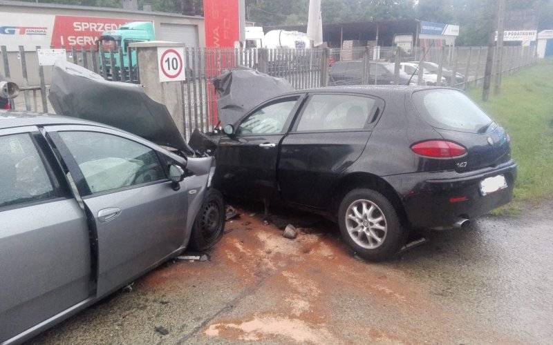 W Zatorze zderzyły się dwa pojazdy. ZDJĘCIA!