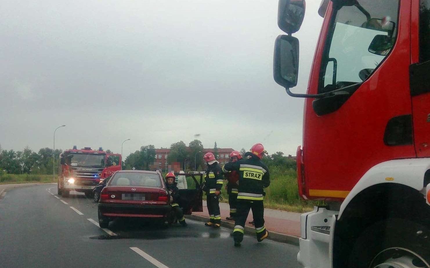 UWAGA ! Zderzenie dwóch samochodów w Oświęcimiu. ZDJĘCIE!