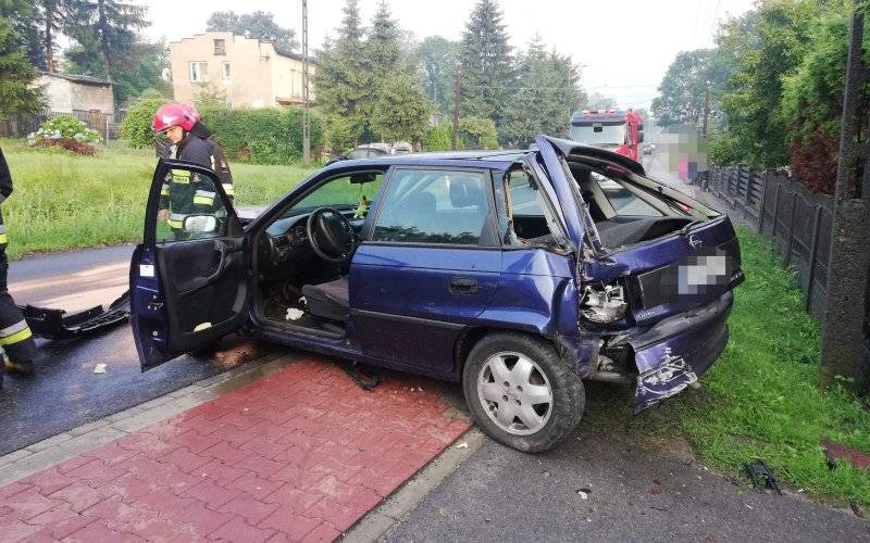 Niebezpieczny poranek na DK44. ZDJĘCIA!