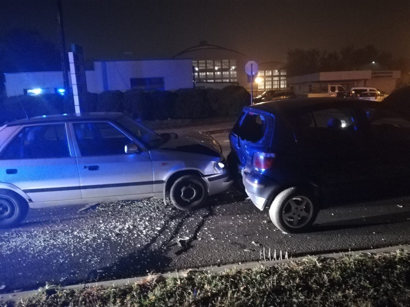 Zderzenie trzech samochodów w Kętach. ZDJĘCIA!