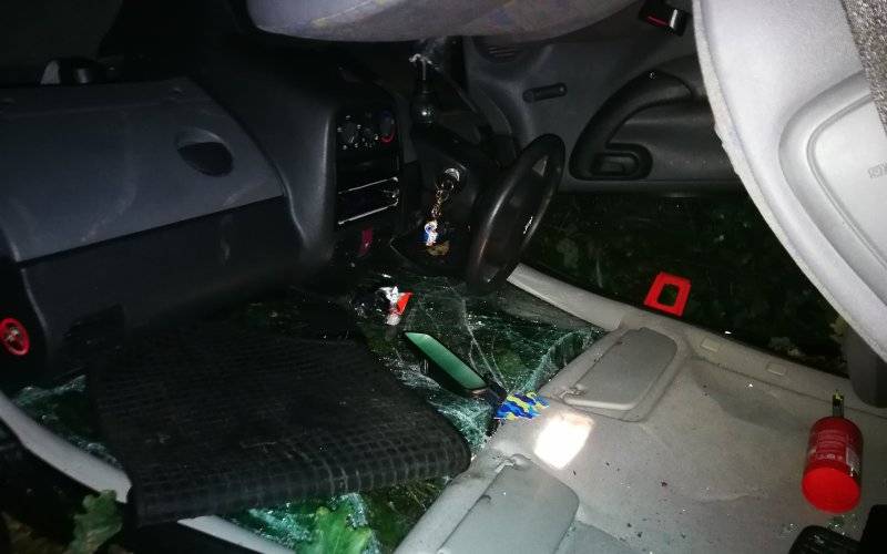 Rajsko ul.Pszczyńska DW933, trzy zdarzenia drogowe!