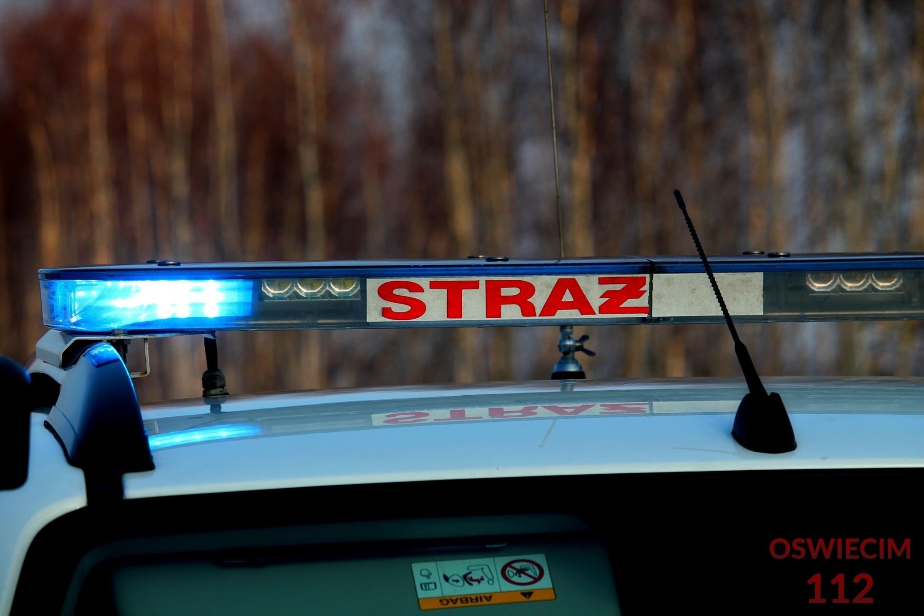 Pożar odciągu trocin w Zasolu. Ranny pracownik, który stłumił pożar za pomocą gaśnic