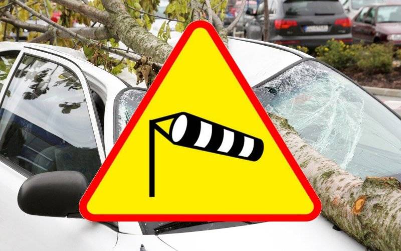 Ostrzeżenie przed silnymi podmuchami wiatru