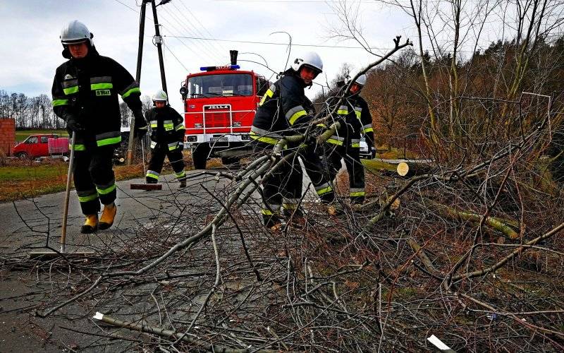 Strażacy interweniowali w związku z silnym wiatrem, który dodatkowo utrudniał akcje gaśnicze – ZDJĘCIA!