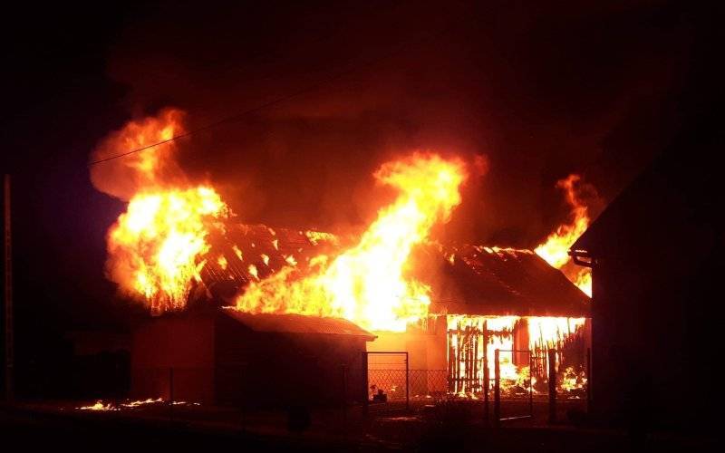 Nocny pożar w Palczowicach – FILM, ZDJĘCIA!