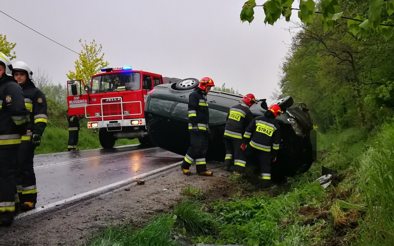 Zablokowana DK44 we Włosienicy – ZDJĘCIA!