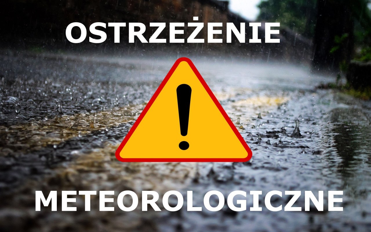 Ostrzeżenie przed silnymi burzami