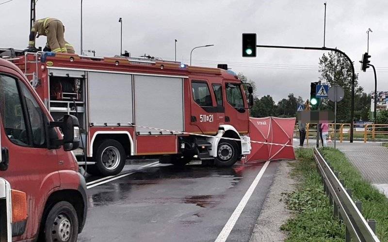 Jedna osoba nie żyje a jedna została ranna w wypadku w Zaborzu – ZDJĘCIA, FILM!