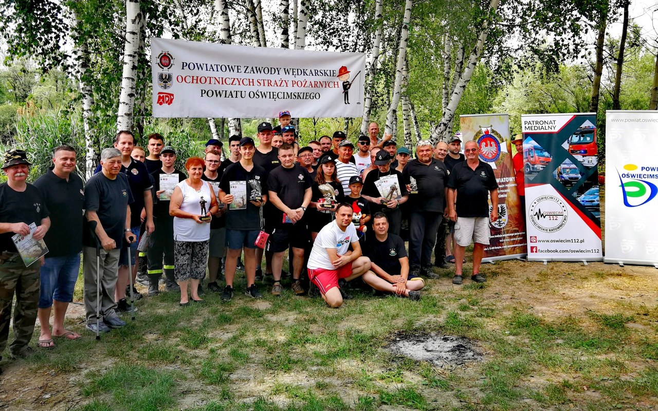 Strażacy OSP z powiatu oświęcimskiego, rywalizowali w zawodach wędkarskich – ZDJĘCIA!
