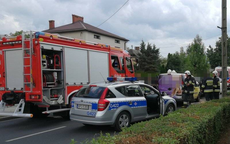 Karambol w Kętach. Są osoby poszkodowane. ZDJĘCIA!
