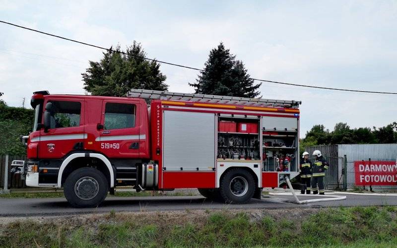 Uszkodzony gazociąg w Brzeszczach –