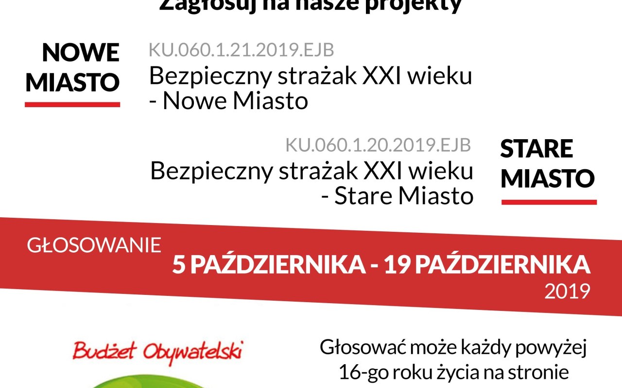 Budżet Obywatelski w Gminie Kęty, pomóżmy strażakom z OSP Kęty.