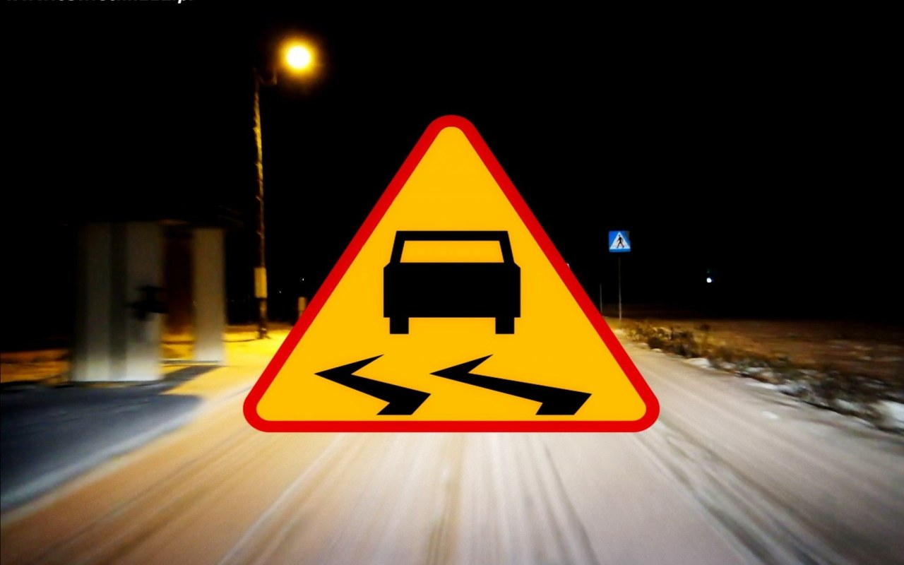 Ostrzeżenie IMGW przed oblodzeniem jezdni i chodników