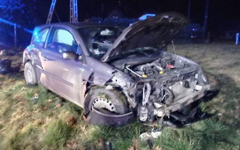 Zderzenie dwóch pojazdów na DW949 w Polance Wielkiej – ZDJĘCIA!