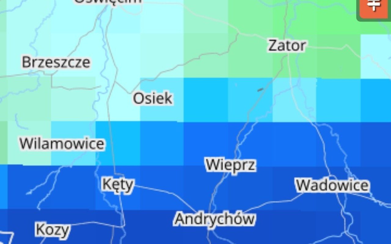 Ostrzeżenie IMGW przed opadami deszczu oraz deszczu ze śniegiem