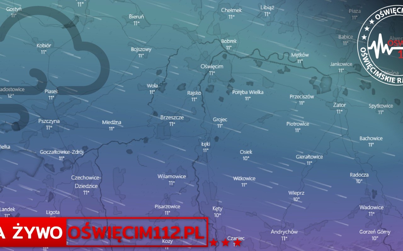 Silne podmuchy wiatru przechodzą przez nasz powiat. Relacja na żywo !