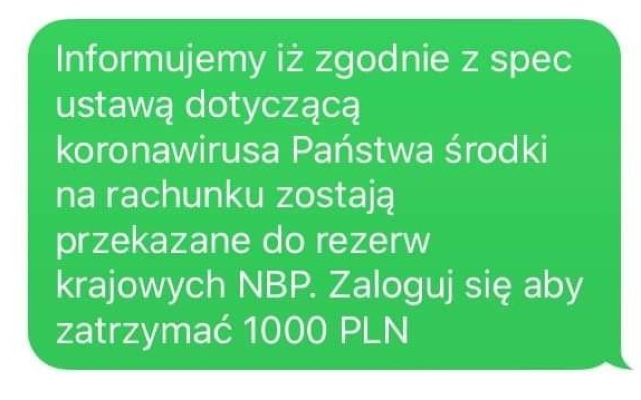 Uważajcie na oszustwa SMS metodą ,, bankową”
