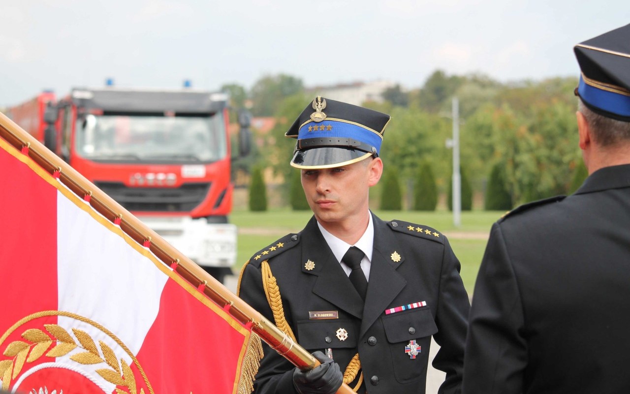 Komendant Powiatowy PSP w Oświęcimiu awansowany na wyższy korpus oficerski
