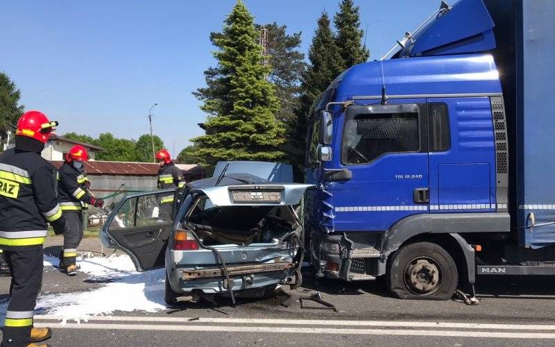 Karambol na DW948 w Oświęcimiu. Są poszkodowani- ZDJĘCIA!