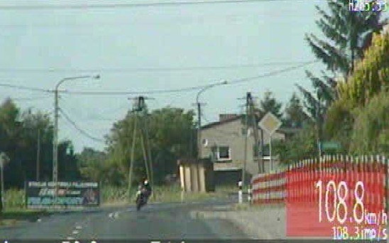 Przestępca drogowy na ścigaczu wpadł w ręce policjantów grupy Speed