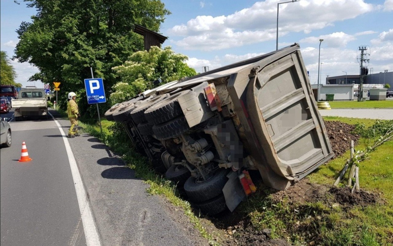 Utrudnienia na DK44 w Zatorze