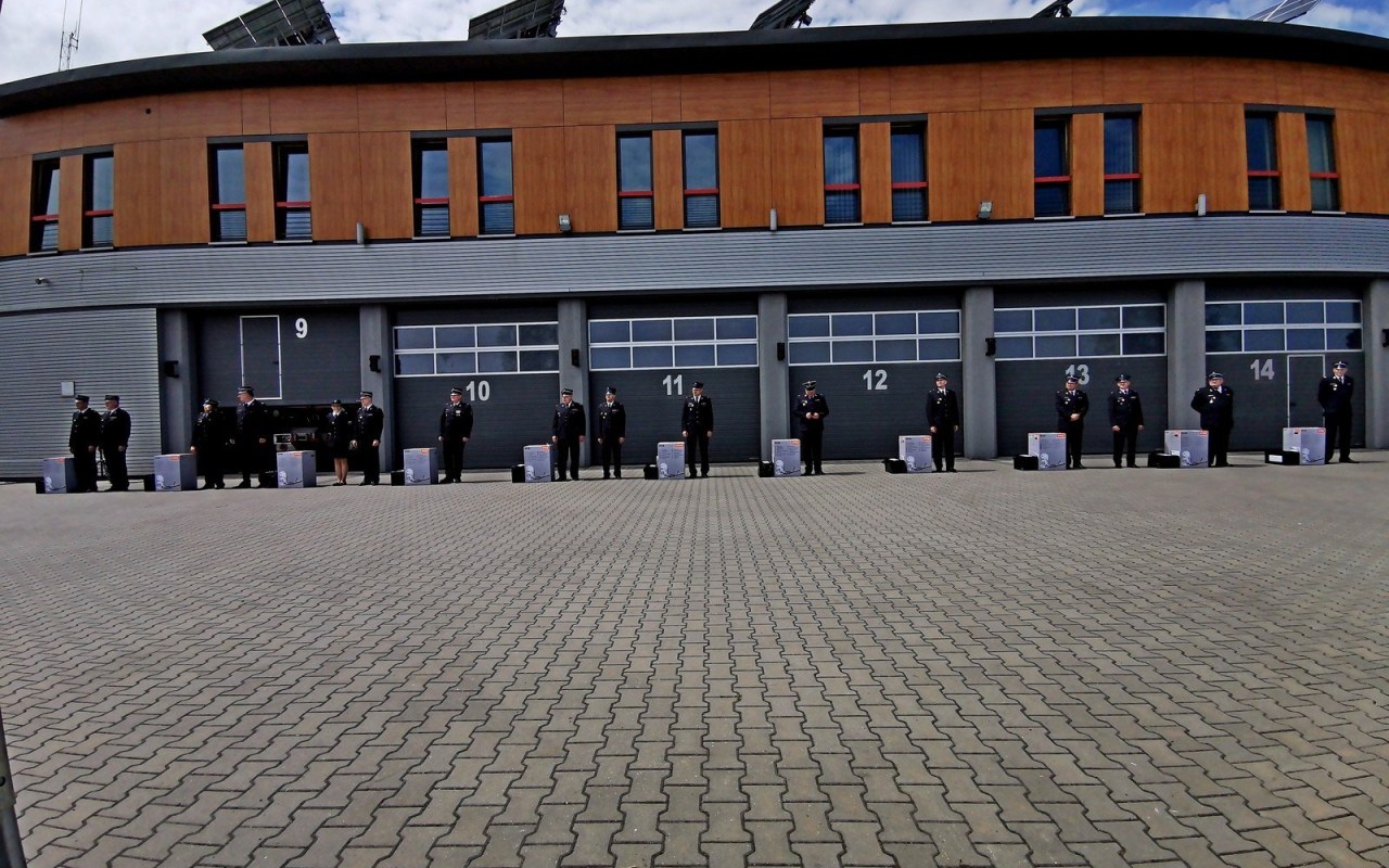 Strażacy OSP z terenu powiatu otrzymali sprzęt do dezynfekcji!