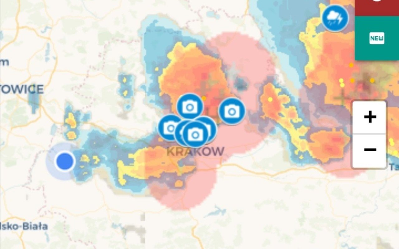 Ostrzeżenie przed intensywnymi opadami deszczu