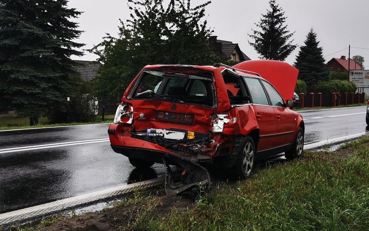 Zdarzenie drogowe na DK52 w Bulowicach – ZDJĘCIA!