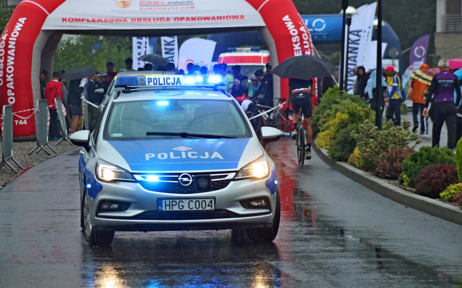 Zabezpieczenie Mistrzostw Polski w Kolarstwie Szosowym oraz wyścigu o Puchar Małopolskiego Komendanta Wojewódzkiego Policji