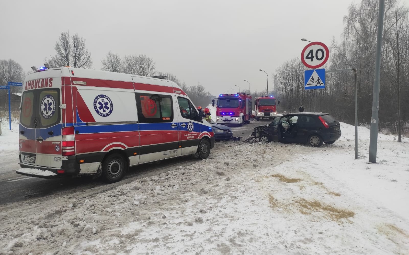 Wypadek w Oświęcimiu. Trwają działania służb ratowniczych – ZDJĘCIA!