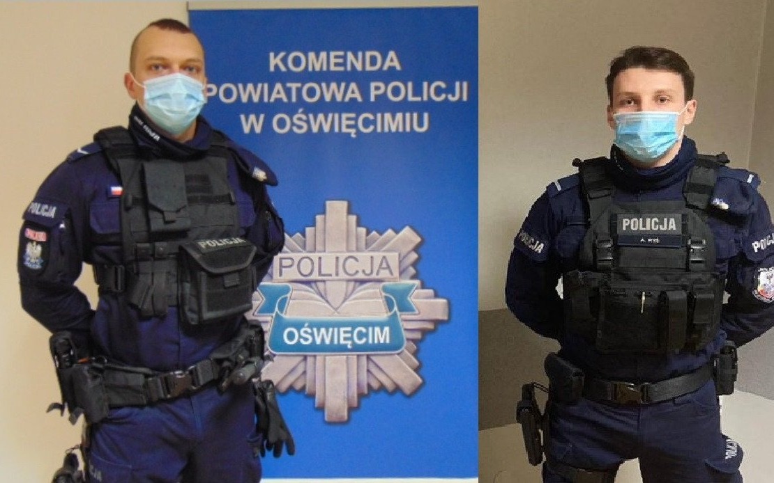 Pomagamy i chronimy. Seniorka podziękowała policjantom za błyskawiczną pomoc.