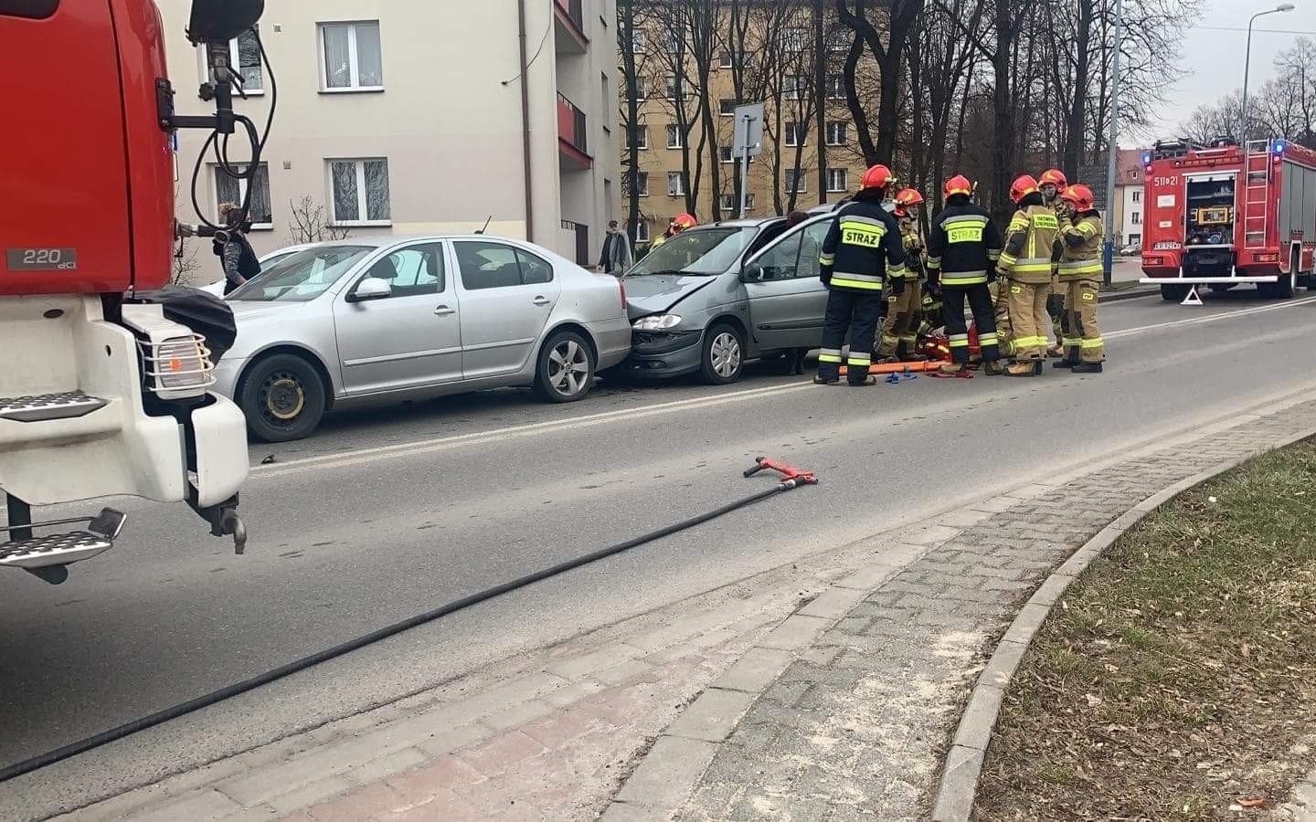 Wypadek w Oświęcimiu. Jedna osoba poszkodowana – ZDJĘCIA!