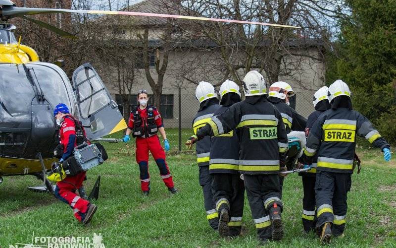Trzy weekendowe interwencje śmigłowców LPR w powiecie oświęcimskim – ZDJĘCIA!