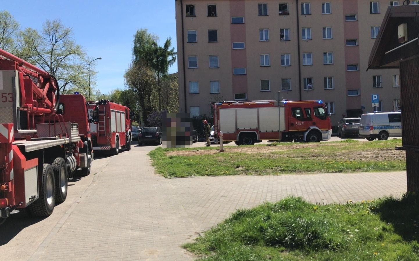 Policjanci zapobiegli pożarowi mieszkania