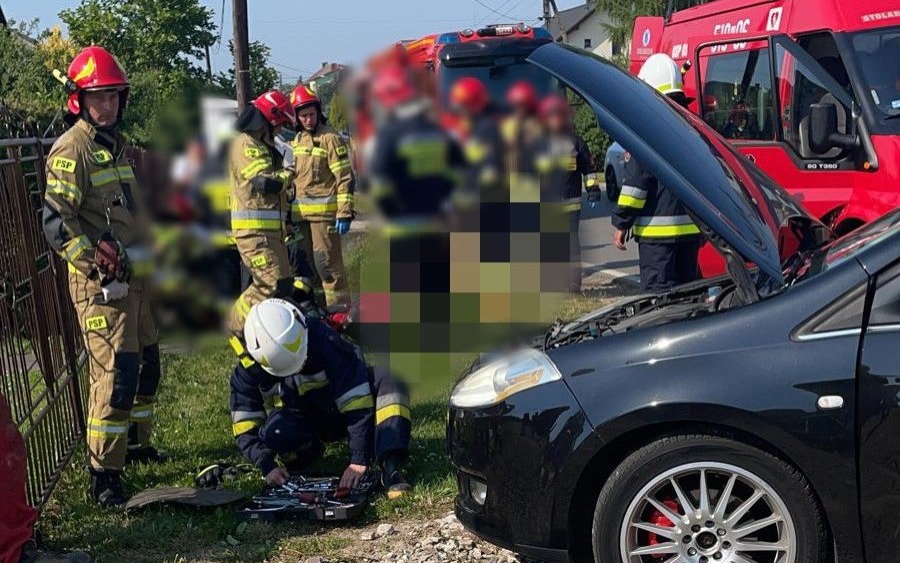 Wypadek w Osieku. Trwa akcja ratownicza – ZDJĘCIA!