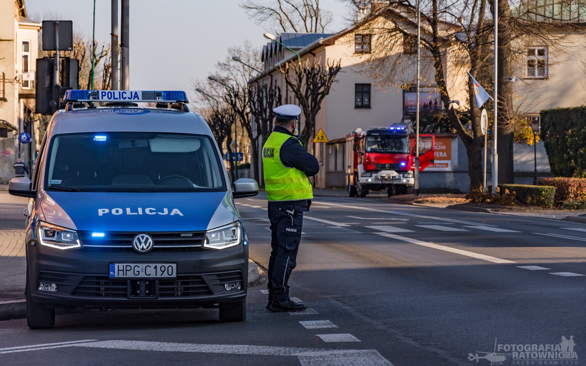 Zabezpieczenie Oświęcimskich uroczystości Narodowego Święta Niepodległości – [FOTO]