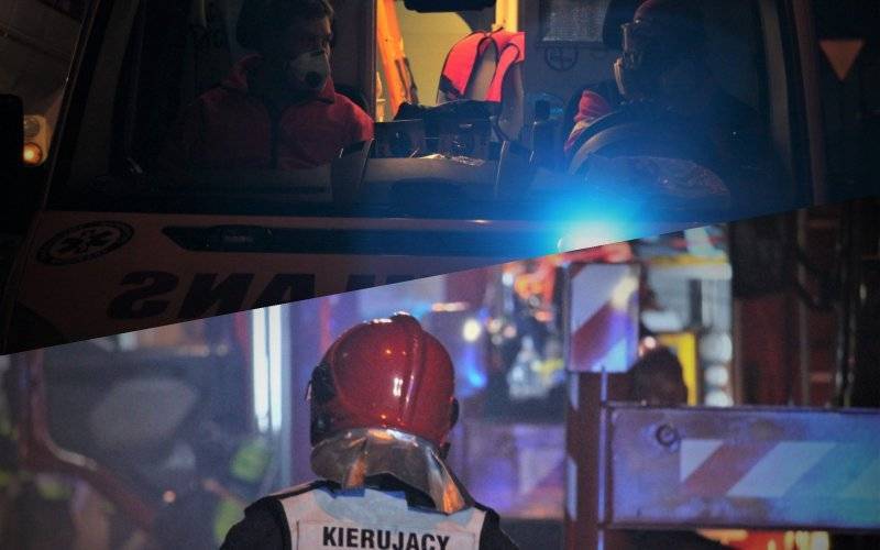 Ciężka noc służb ratowniczych w powiecie. Najwiecej pracy miały Zespoły Ratownictwa Medycznego