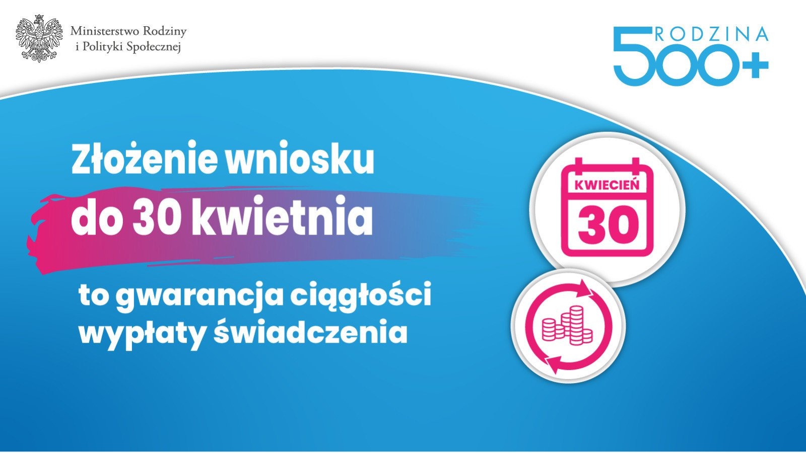 Rodzina 500+. Od 1 lutego można składać wnioski na nowy okres świadczeniowy