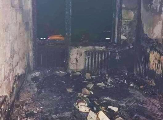 Tragiczny pożar w Kętach. Nie żyje jedna osoba