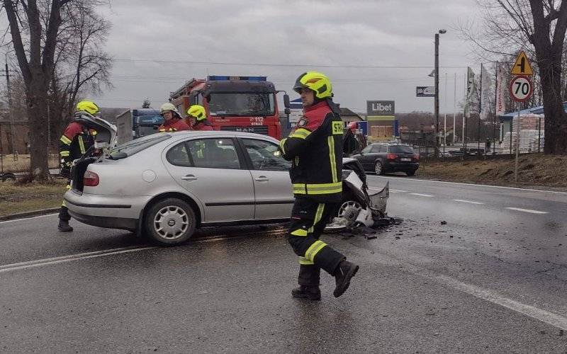 Utrudnienia na DK52 w Kętach – ZDJĘCIA!