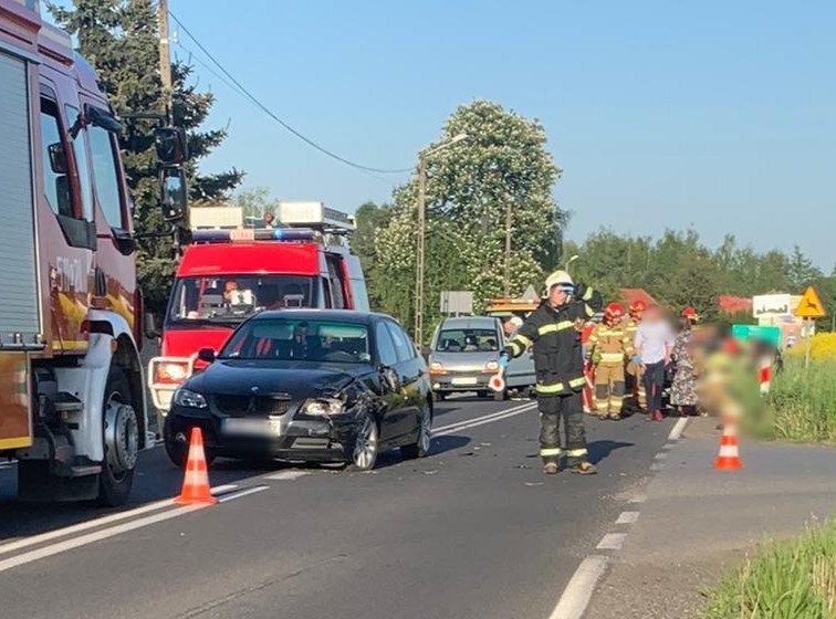 Poważny wypadek w Osieku. Trwa reanimacja motocyklisty – ZDJĘCIA!