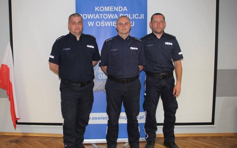 Zmiany za stanowiskach kierowniczych Wydziału Prewencji w KPP Oświęcim