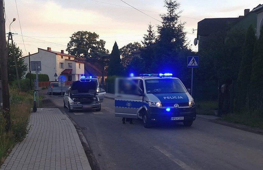 Policyjny pościg za BMW w Oświęcimiu – FOTO!