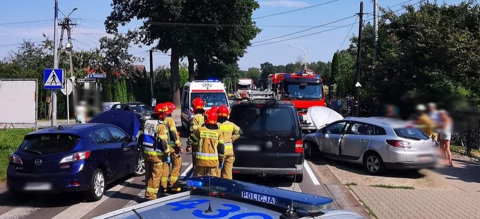 Wypadek w Chełmku. Zablokowana DW780 – ZDJĘCIA!